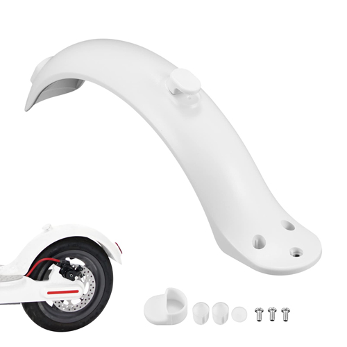 M365 White Replacement Rear Mudguard