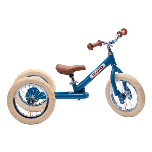 Trybike - Matte 2 In 1 Balance Trike - Vintage Blue