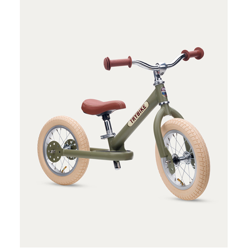 Trybike - Matte 2 In 1 Balance Trike - Vintage Green