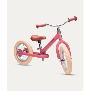 Trybike - Matte 2 In 1 Balance Trike - Vintage Pink