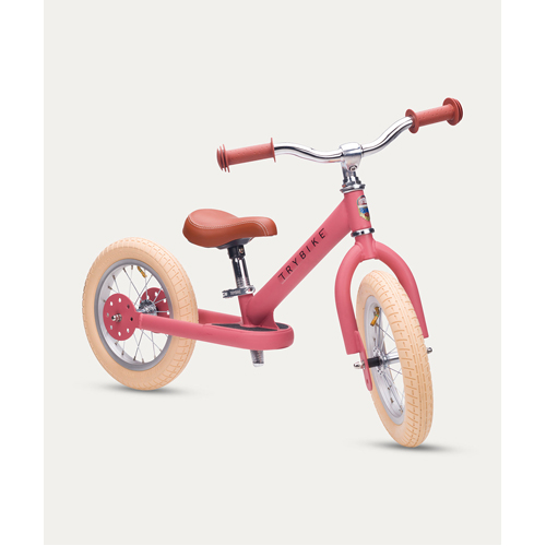 Trybike - Matte 2 In 1 Balance Trike - Vintage Pink