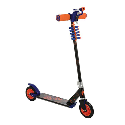 Nerf Blaster Scooter - Inline Scooter With Blaster & Darts