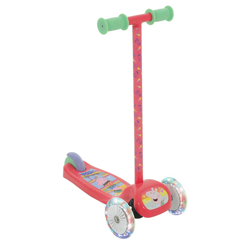 Peppa Pig Tilt N Turn Scooter with LED Lights