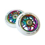 Alloy Wheels: Gem: Chrome / White